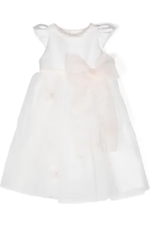 LA STUPENDERIA Oversize-bow-detail dress