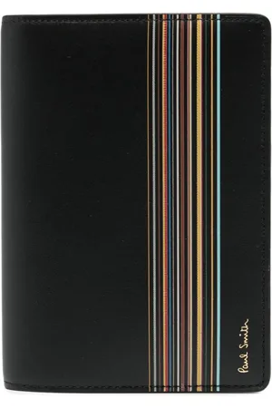 Paul Smith Signature Stripe leather passport holder