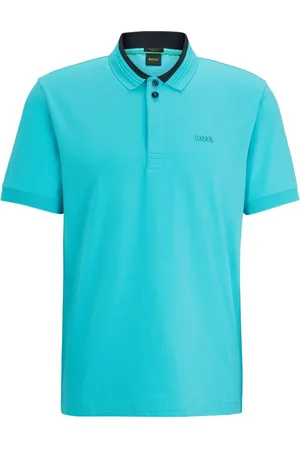 HUGO BOSS Logo-emed polo shirt