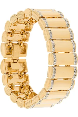 Susan Caplan Embellished chain-link bracelet