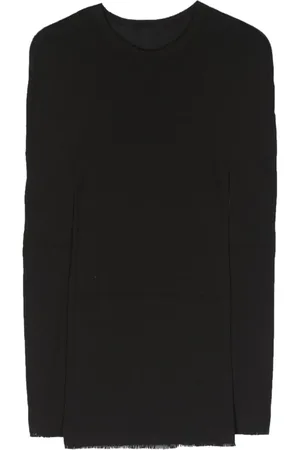 Issey Miyake Fringed fine-knit top