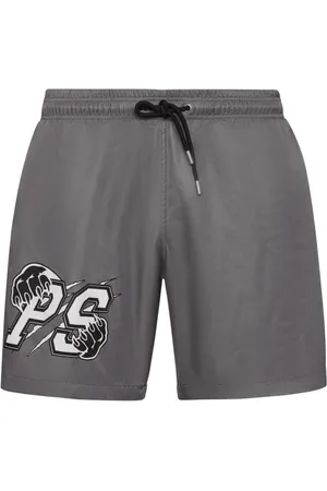 Philipp Plein Logo-print swim shorts