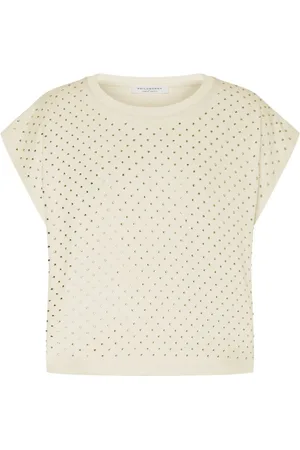 Serafini Rhinestone-embellished cotton T-shirt
