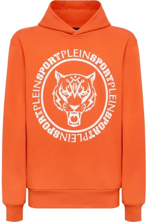 Philipp Plein Carbon Tiger cotton-blend hoodie