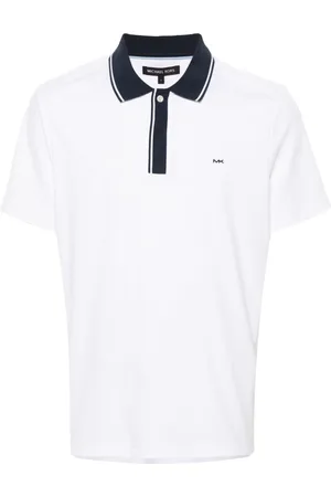 Michael Kors Logo-embroidered contrasting trim polo shirt