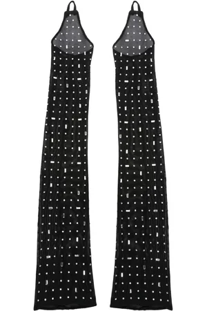 Atu Body Couture X Rue Ra crystal mesh gloves