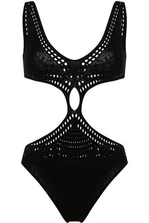 Roberto Cavalli Cut-out openwork swimsuit