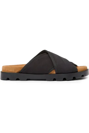 Camper Brutus chunky cross-strap slides