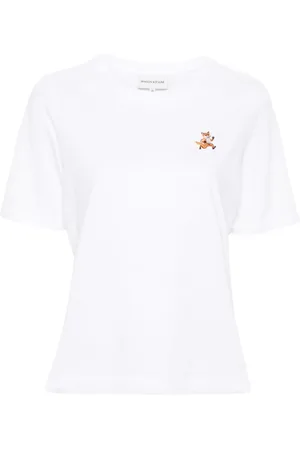 Maison Kitsuné Speedy Fox-appliqu?? T-shirt