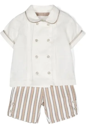 LA STUPENDERIA Alberto short-sleeve shorts set