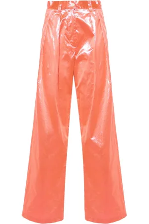 FORTE FORTE Metallic straight trousers