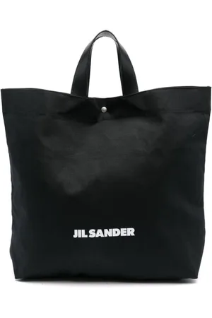 Jil Sander Logo-print canvas tote bag