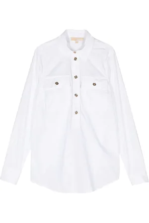 Michael Kors Collared poplin blouse