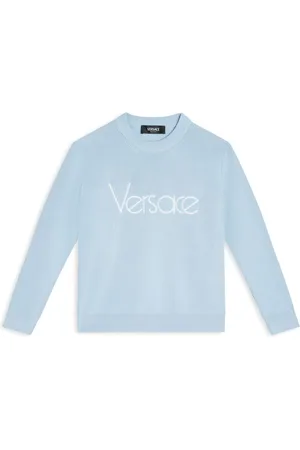 VERSACE 1978 logo embroidery jumper