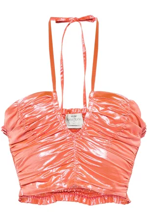 FORTE FORTE Draped halterneck top