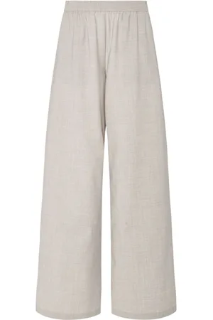 ROSETTA GETTY Wide-leg wool-blend trousers