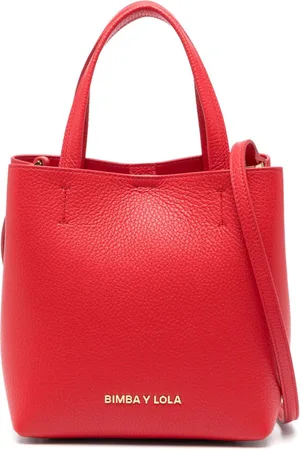 Bimba y Lola Small Chihuahua leather tote bag