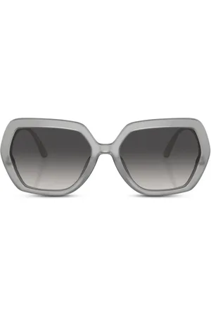Dolce & Gabbana Crystal oversize-frame sunglasses