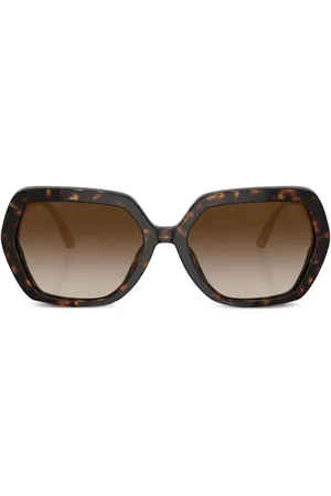 Dolce & Gabbana Crystal oversize-frame sunglasses