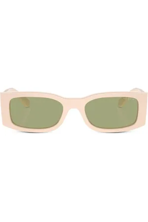 vogue Logo-print rectangle-frame sunglasses