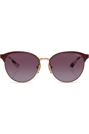 vogue Logo-print round-frame sunglasses
