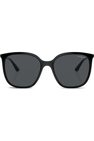 vogue Logo-engraved round-frame sunglasses