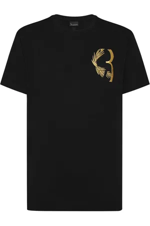 BILLIONAIRE Logo-embroidered cotton T-shirt