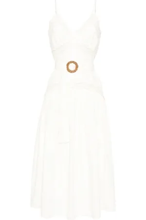 Twin-Set Floral-embroidered dress