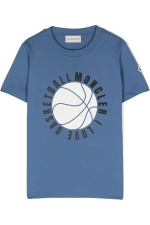 Moncler Basketball-print cotton T-shirt