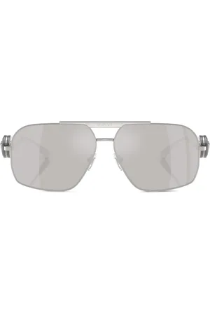 VERSACE Medusa pilot-frame sunglasses