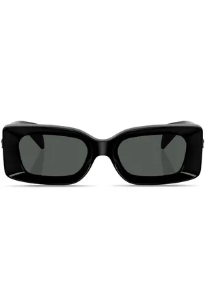 VERSACE Medusa-plaque rectangular-frame sunglasses