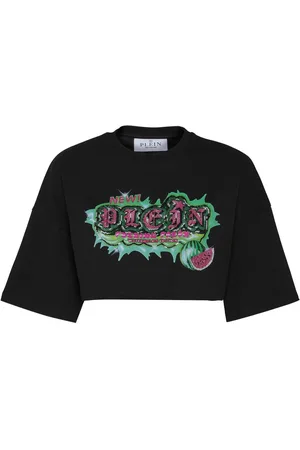 Philipp Plein Tutti Frutti cropped T-shirt