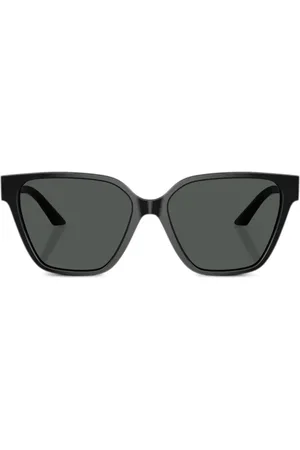VERSACE Greca strass butterfly-frame sunglasses