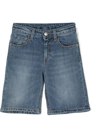 John Richmond Logo-print denim shorts