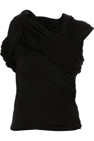 Rick Owens Harness T draped top