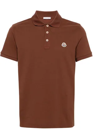 Moncler Logo-patch cotton polo shirt