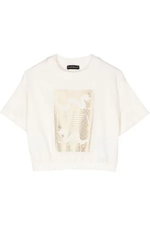 Emporio Armani Dragon-print jersey T-shirt