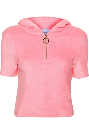 Patou Half-zip terrycloth polo shirt