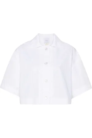Patou Wave cropped shirt
