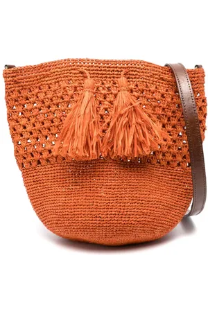 IBELIV Haingo raffia bucket bag