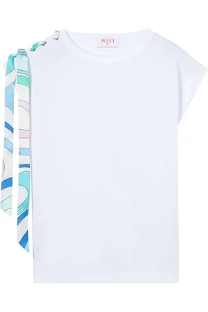 Puccini Marmo-print cotton T-shirt