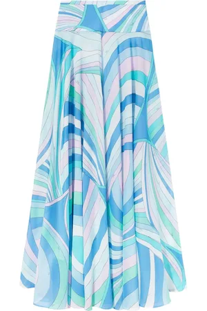 Puccini Iride print long skirt