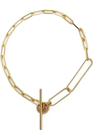 Otiumberg Asymmetric paperclip-chain bracelet
