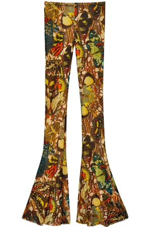 Jean Paul Gaultier Papillon flared leggings