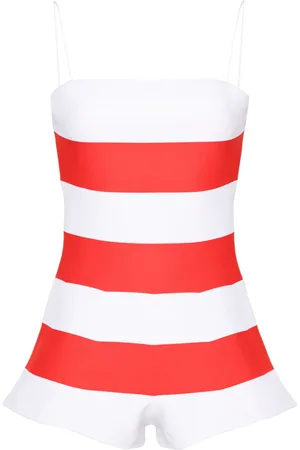 Jacquemus La combi Bimini striped playsuit
