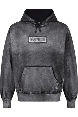 Supreme X MM6 Maison Margiela foil box logo hoodie