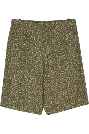 Maison Kitsuné Floral-print bermuda shorts