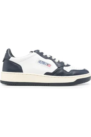 Autry Medalist panelled leather sneakers