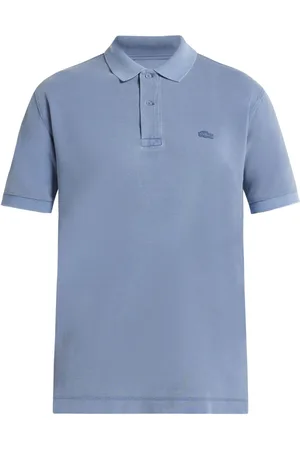 Lacoste Logo-patch organic cotton polo shirt