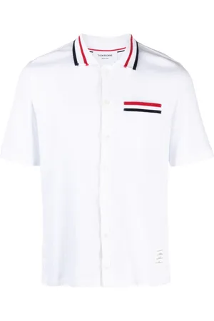 Thom Browne RWB-stripe cotton shirt